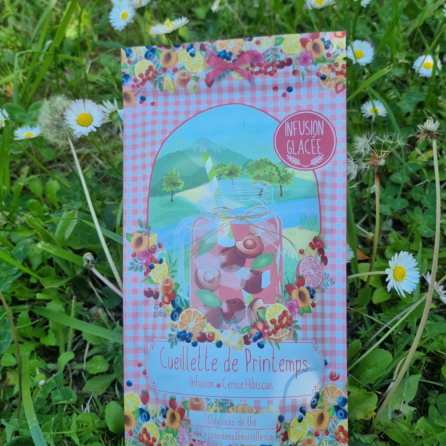 Coffret "Douces Pensées" – Carnet, Infusion & Bougie
