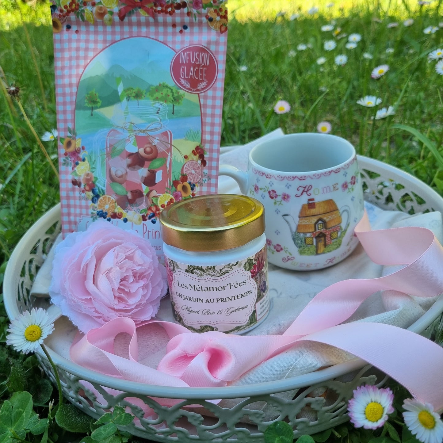 Coffret Rituel Cocooning : Mug, Bougie & Tisane